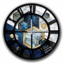 Wallity Reloj Decorativo MDF Multicolor 50 cm 5050MS-056